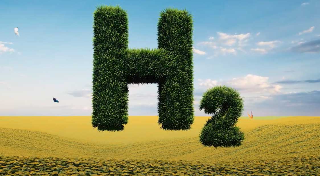 A large H and the number 2